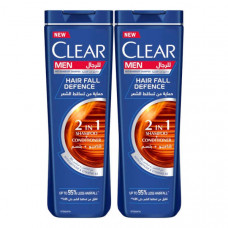 Clear Shampoo Asstd 2 x 400ml  