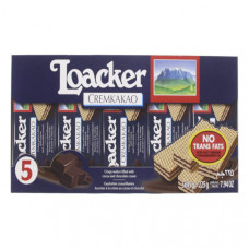 Loacker Cremkakao Wafers Cocoa & Chocolate Cream 225gm 
