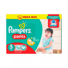 Pampers Baby Diapers Mega Box S5 (12-18Kg) 84s 