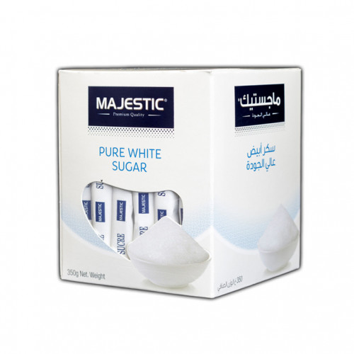 Majestic White Sugar Sticks 350Gm