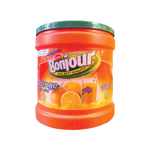 BONJOUR ORANGE FLAVOURED POWDER DRINK 2.5KG