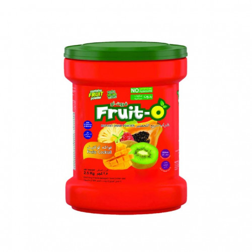 Fruit-O Instant Drink Cocktail (Natrl) 2.5 Kg Fruit-O Instant Drink Cocktail (Natrl) 2.5 Kg
