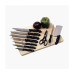 ROYAL GREEN CUTTING BOARD WITH KNIFE SET 11