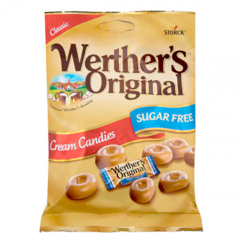 Werthers Original Cream Candies Sugar Free 70gm  Werthers Original Cream Candies Sugar Free 70gm