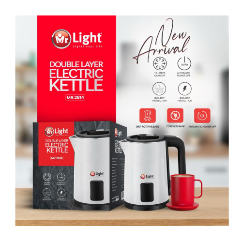 MR LIGHT MR2614 KETTLE 1.5LTR