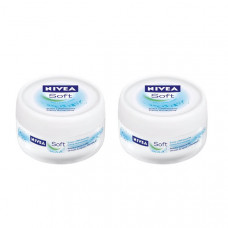 Nivea Soft Cream Jar 2X200ml @20%Off 