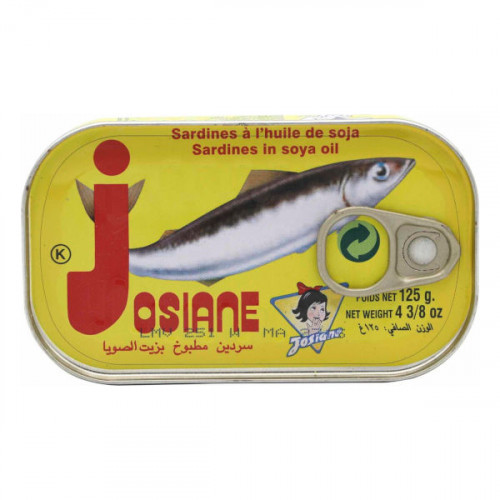 Josiane Sardines In Oil 125gm  Josiane Sardines In Oil 125gm