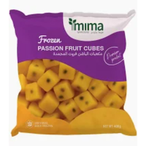 MIMA GARDENS FROZEN IQF PASSION FRUIT CUBE 400GM