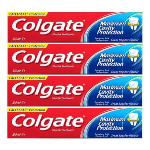 Colgate Toothpaste Maximum Cavity Protection 4 x 100ml  Colgate Toothpaste Maximum Cavity Protection 4 x 100ml
