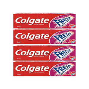 COLGATE TOOTH PASTE FRESH CONFIDNCE RED 4X75ML