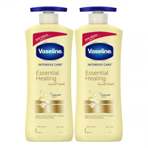 Vaseline Body Lotion Essential Healing 2 x 400ml 