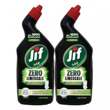 Jif Zero Limescale Toilet Cleaner Lime Power 2 x 750ml 