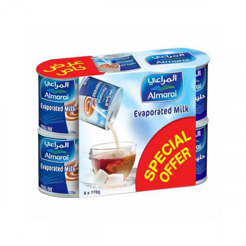 Almarai Evaporated Milk 6 x 170gm