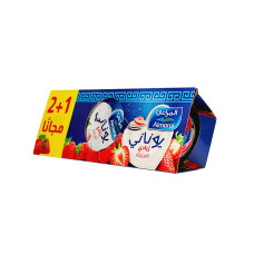 ALMARAI GREEK YOGHURT STRAWBERRY 150GM 2+1