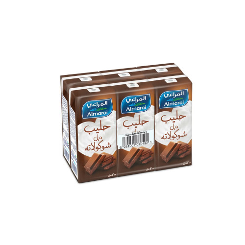 ALMARAI DOUBLE CHOCOLATE UHT MILK 6S*200ML