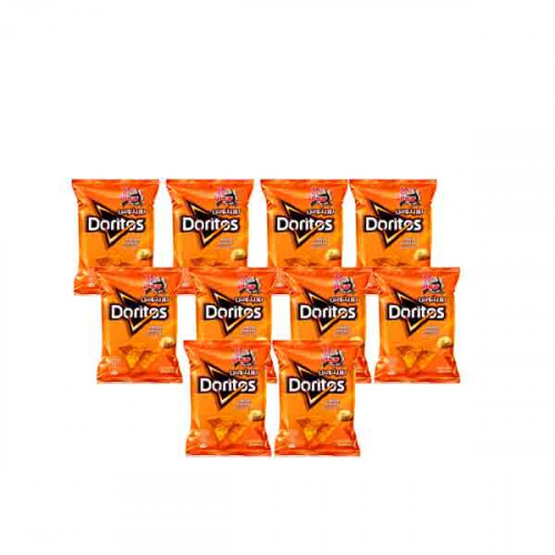 Doritos Tortilla Chips Nacho Cheese 12 x 48gm  Doritos Tortilla Chips Nacho Cheese 12 x 48gm