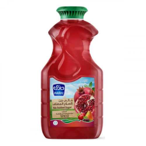 Nadec Pomegranate with Mix Fruit Juice No Sugar Added 1.5Ltr  Nadec Pomegranate with Mix Fruit Juice No Sugar Added 1.5Ltr