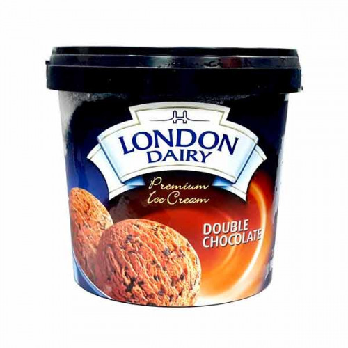 London Dairy Ice Cream Double Chocolate 1Ltr  London Dairy Ice Cream Double Chocolate 1Ltr