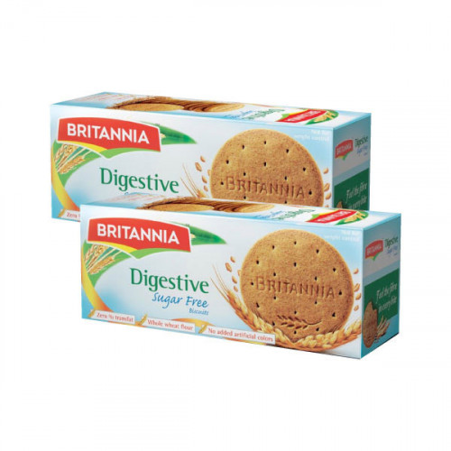 Britannia Digestive Sugar Free Biscuits 2 x 350gm  Britannia Digestive Sugar Free Biscuits 2 x 350gm