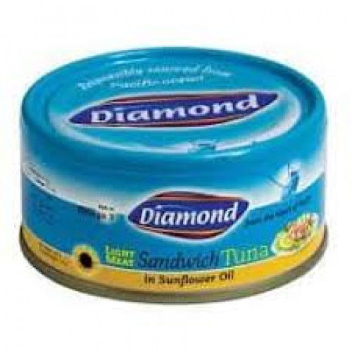 Diamond Sandwich Tuna Flks In Oil 3 X 160Gm Diamond Sandwich Tuna Flks In Oil 3 X 160Gm