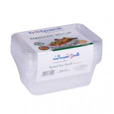 Hotpack Microwave Rect.Container 1000ml 5s 