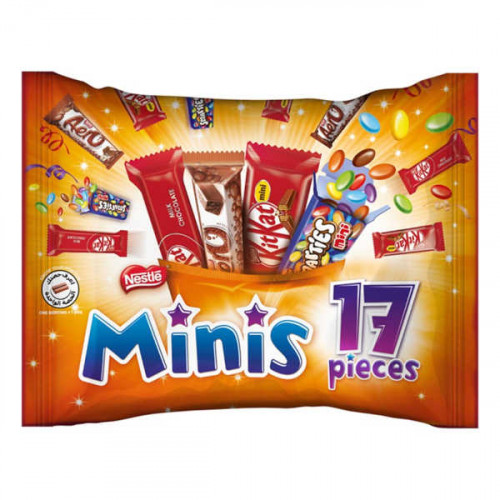 Nestle Minis Mixed Chocolates 232gm  Nestle Minis Mixed Chocolates 232gm