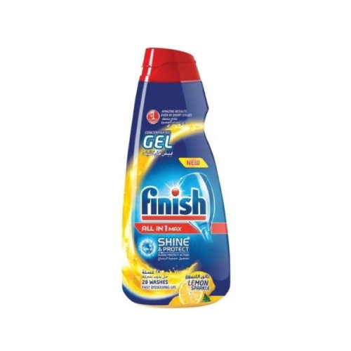 Finish All in 1 Max Dishwasher Gel Lemon 650ml  Finish All in 1 Max Dishwasher Gel Lemon 650ml