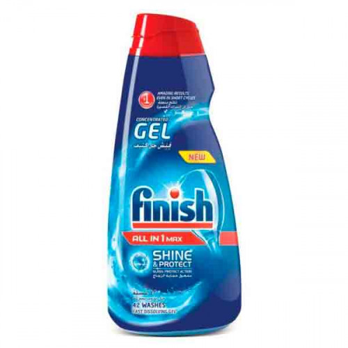 Finish All In 1 Max Dishwasher Gel Regular 1Ltr  Finish All In 1 Max Dishwasher Gel Regular 1Ltr