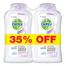 Dettol Anti-bacterial Body Wash Sensitive 2 x 250ml 