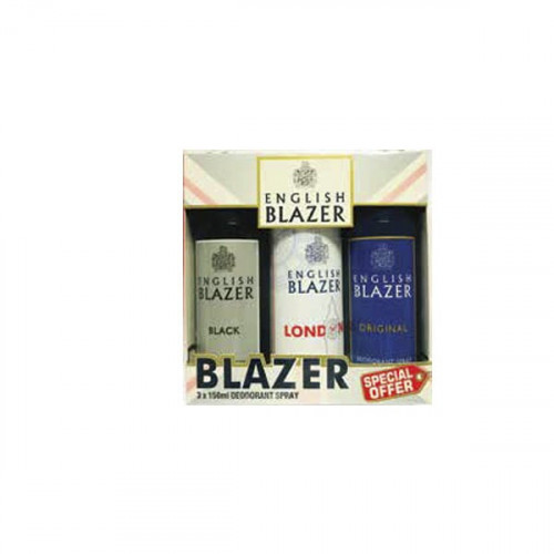 English Blazer Assorted Body Spray 150ml 2 + 1Pcs Free  English Blazer Assorted Body Spray 150ml 2 + 1Pcs Free