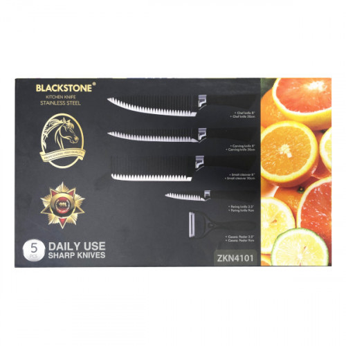 Blackstone Kitchen Knives 5 Pcs Set  Blackstone Kitchen Knives 5 Pcs Set