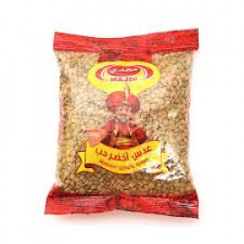 Majdi Masoor Dal Green Lairds 450Gm