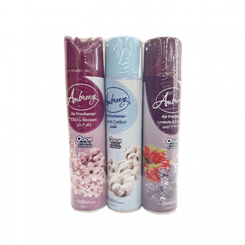 Ambreeze Air Freshener Assorted 3X300Ml Ambreeze Air Freshener Assorted 3X300Ml