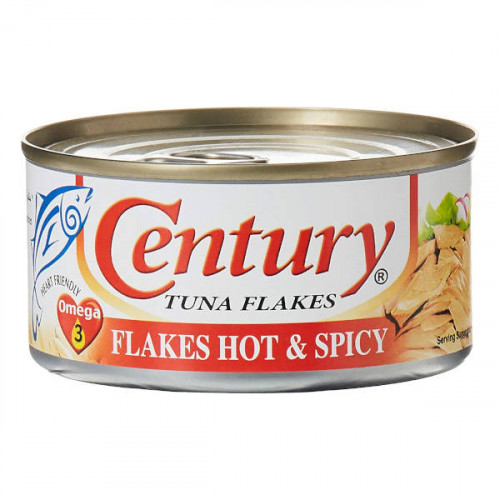 Century Tuna Flakes Hot & Spicy 180gm  Century Tuna Flakes Hot & Spicy 180gm