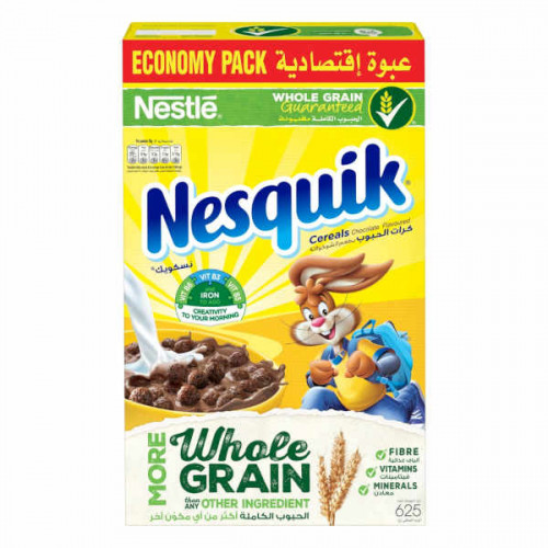 Nestle Nesquik Cereals Chocolate Flavoured 625gm 