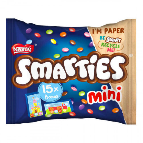 Nestle Smarties Mini Chocolates 216gm 
