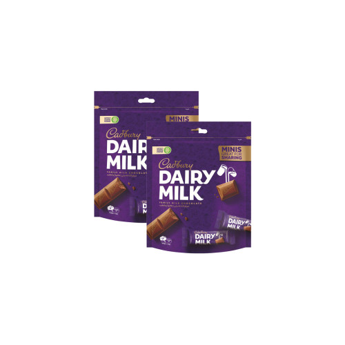 CADBURY DAIRY MILK PLAIN MINIBAG 156 GM X 2S @SP