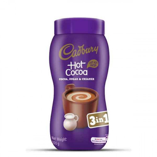 Cadbury Hot Coco With Sugar & Creamer 300gm  Cadbury Hot Coco With Sugar & Creamer 300gm
