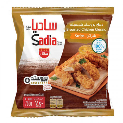 Sadia Broasted Chicken Classic Strips 750gm  Sadia Broasted Chicken Classic Strips 750gm
