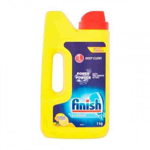 Finish Dishwasher Detergent Lemon 1Kg  Finish Dishwasher Detergent Lemon 1Kg