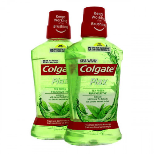 Colgate Plax Mouthwash Tea Fresh 2 x 500ml 