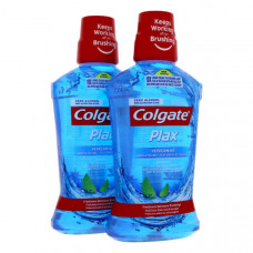 Colgate Plax Mouthwash Peppermint 2 x 500ml 