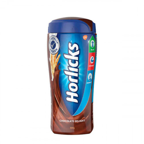 Horlicks Malt Drink Powder Chocolate 500gm  Horlicks Malt Drink Powder Chocolate 500gm