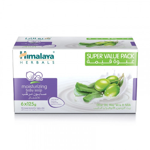 HIMALAYA ALO VERA BABY SOAP 6S*125GM