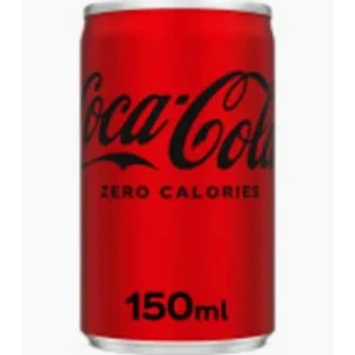 COCA COLA ZERO CANS 150ML