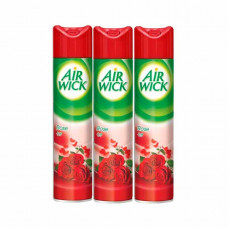 Airwick Aerosol Air Freshner Rose 3 x 300ml