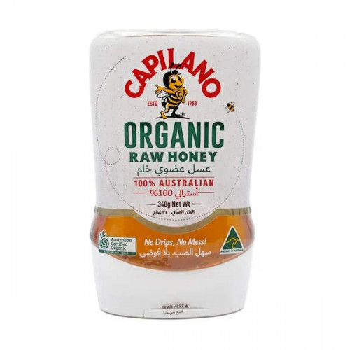 Capilano Organic Raw Honey 340gm 