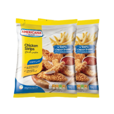 AMERICANA CHICKEN STRIPS PLAIN 2X750GM